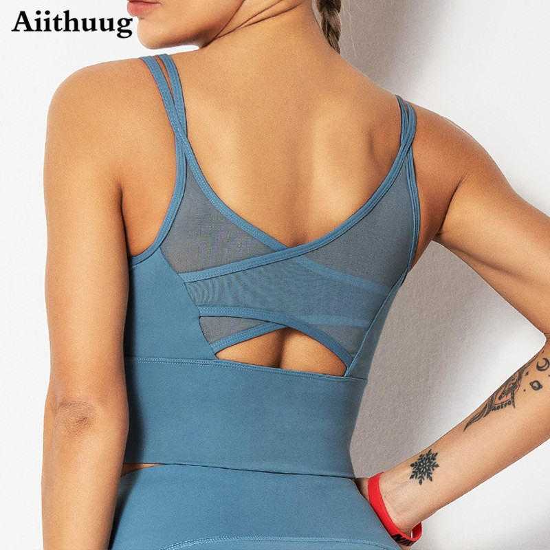 Aquatic Gym - Aiihuug yoga sutiãs camisas de fitness