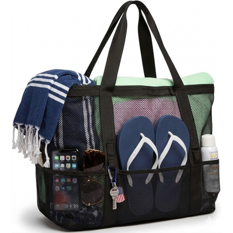 Bolsa de Praia Grande em Malha - Dry Bag Roll Top avaliação e preço