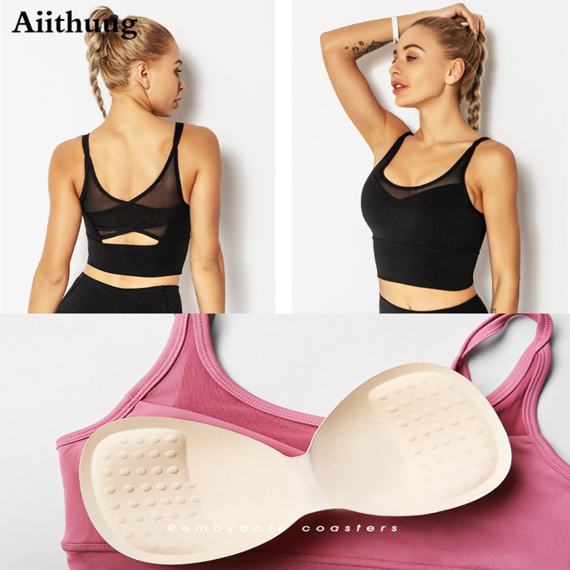 Aiihuug yoga sutiãs camisas de - Aquatic Gym avaliação e preço